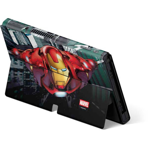 Marvel Avengers Assemble Iron Man Nintendo Switch OLED (2021) Skin
